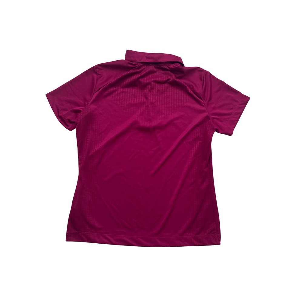 Nike Golf Fit Dry Womens Magenta Pink Quarter Zip Polo Shirt M Medium - Picture 4 of 6